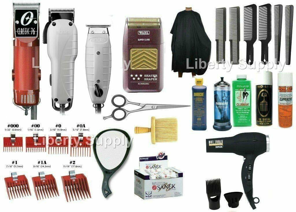 Liberty Supply Advanced Barber Beauty Cosmetology School Student Kit Clippers