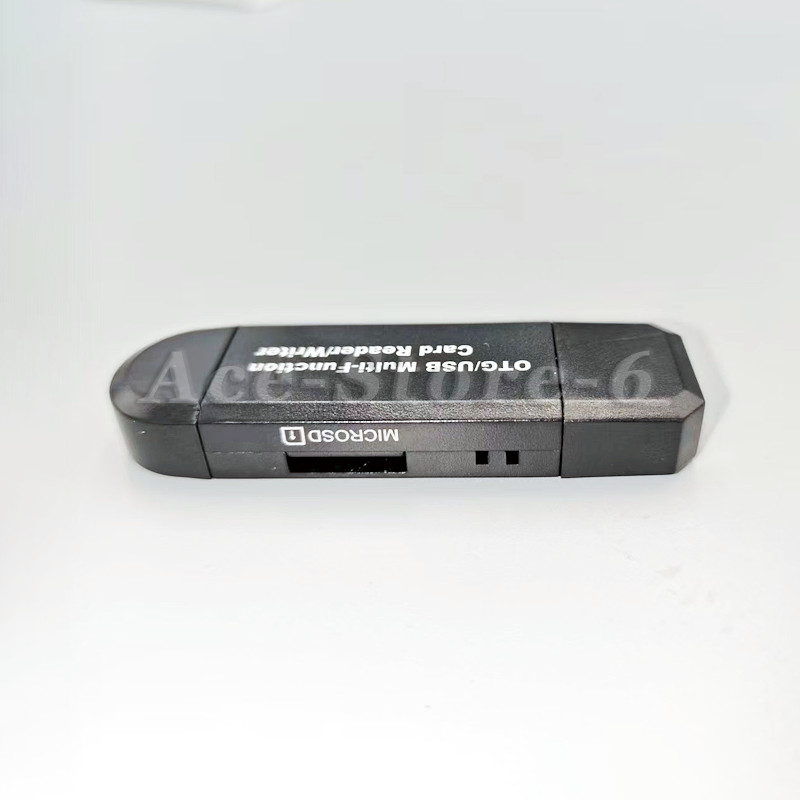 1PC Micro USB OTG to USB 2.0 Adapter SD/Micro SD Card Reader W/Standard USB Male