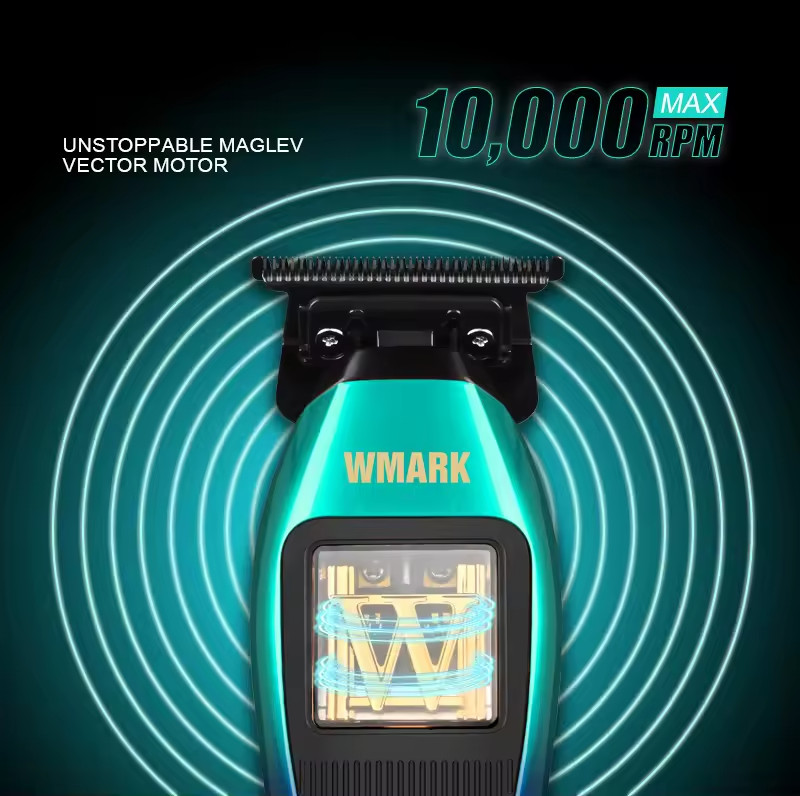 2025 Wmark NG-XT1 Polar Trimmer 10000RPM Cordless Beard Hair Tool