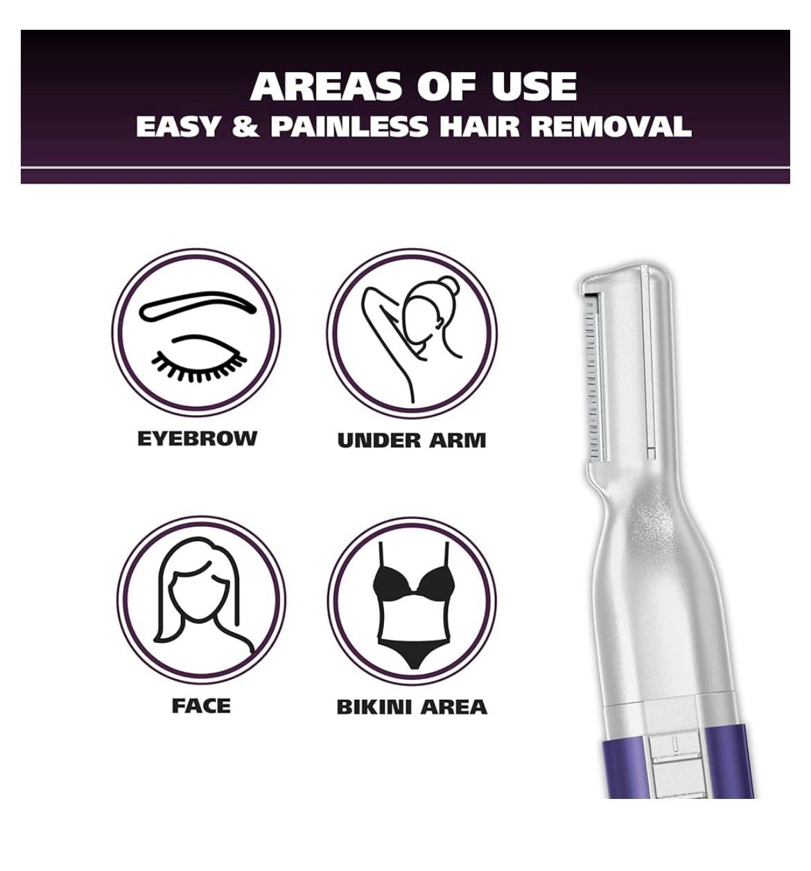 Wahl Clean & Confident Detail Purple Trimmer 05640-100