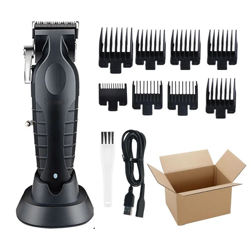Cordless Hair Trimmer Kit Rechargeable Professional Barber Beard Clipper USB