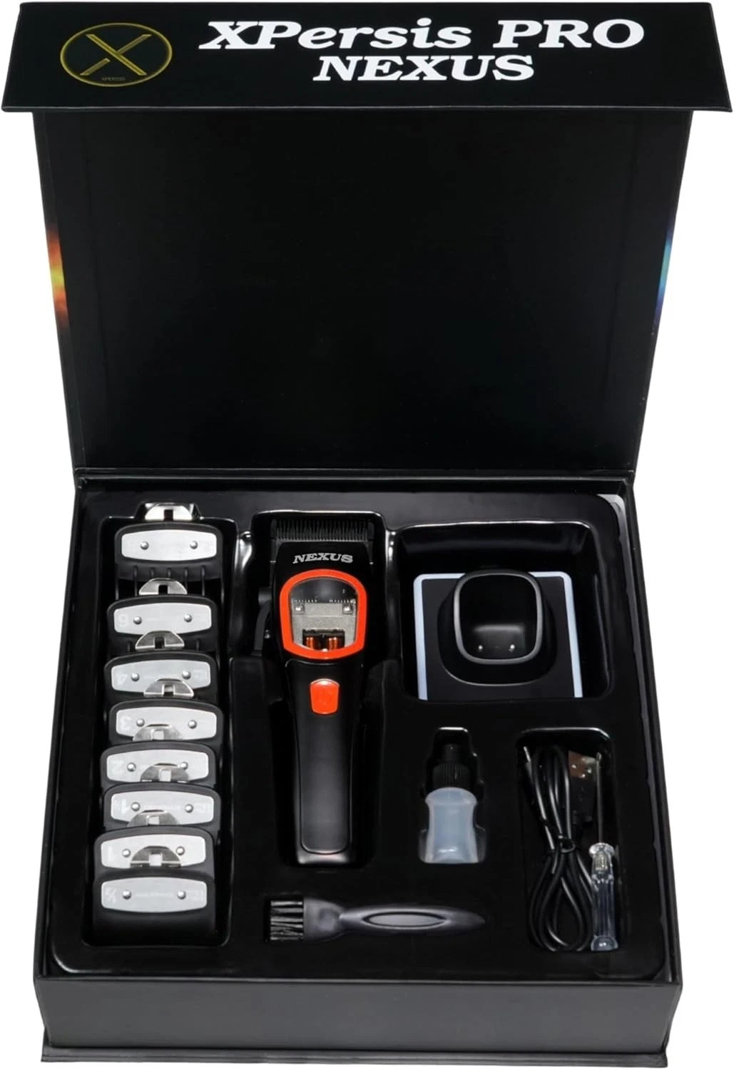 Cordless Hair Clippers for Men Vector Motor Dual Coil 9000 RPM By Nexus Xpersis