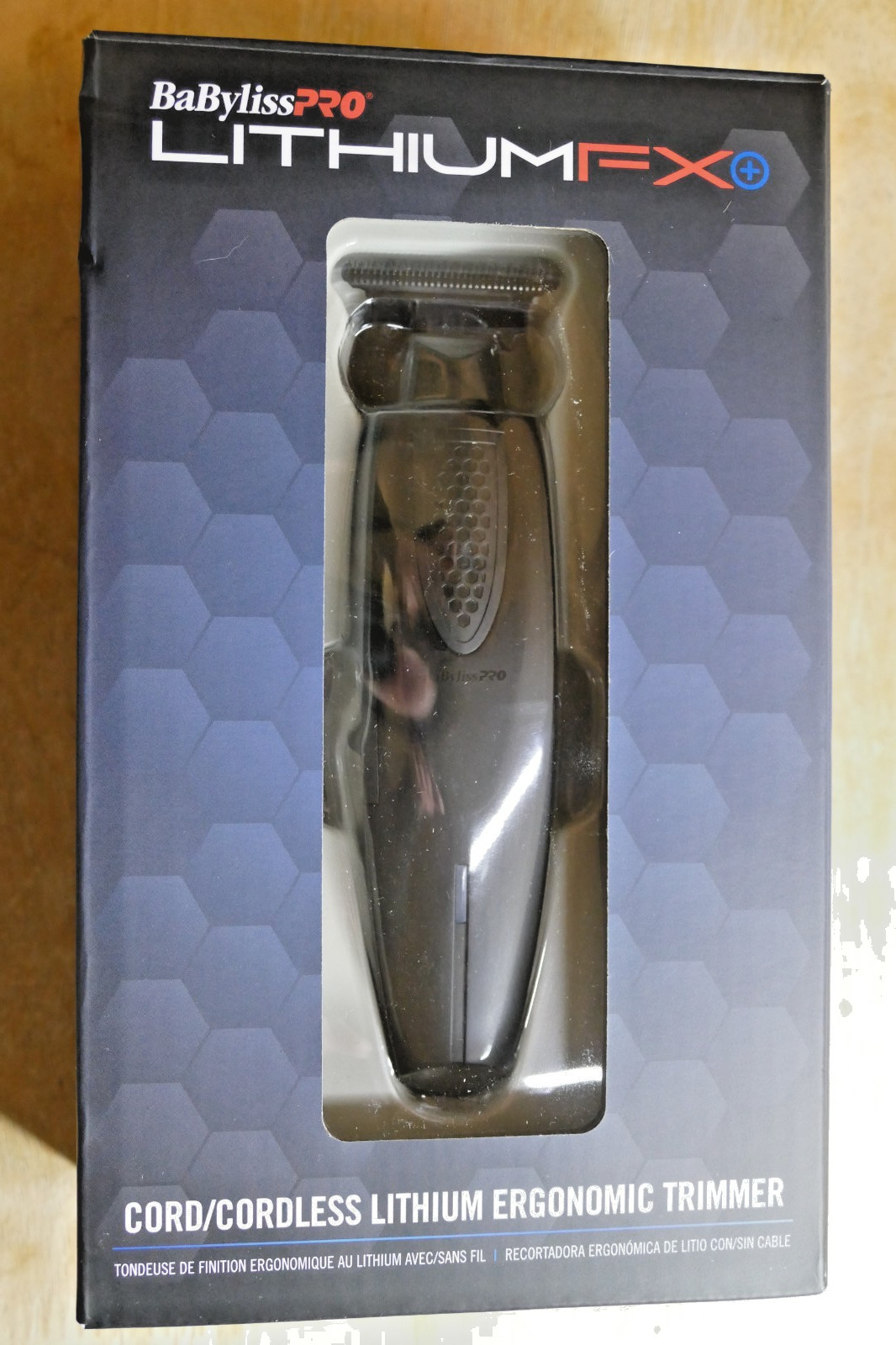 BaBylissPRO LITHIUMFX+ Matte Black Cord/Cordless Ergonomic Trimmer | FX773NMB
