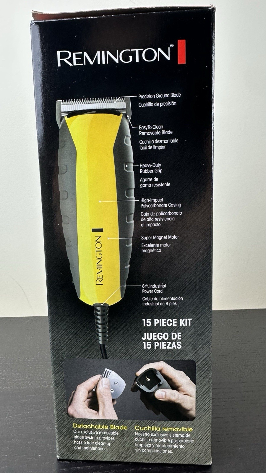 Remington Virtually Indestructible Haircut And Beard Trimmer 15 Piece Kit HC5855