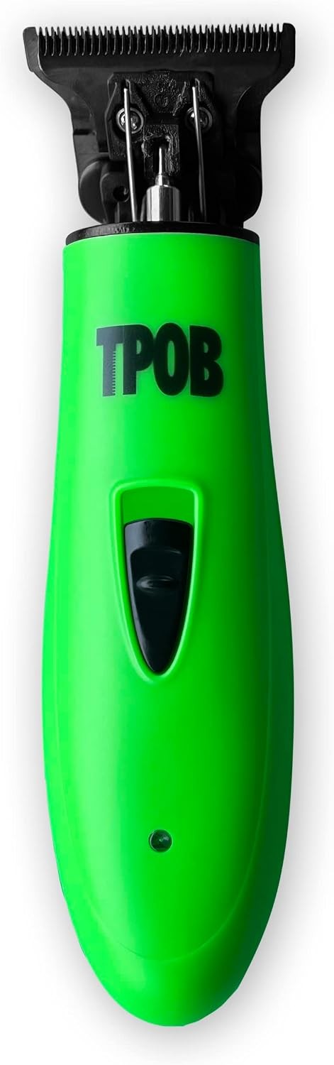 TPOB Slime 2 Barber Hair Clippers Trimmer Shaver Set for Men with Matte Green Ca