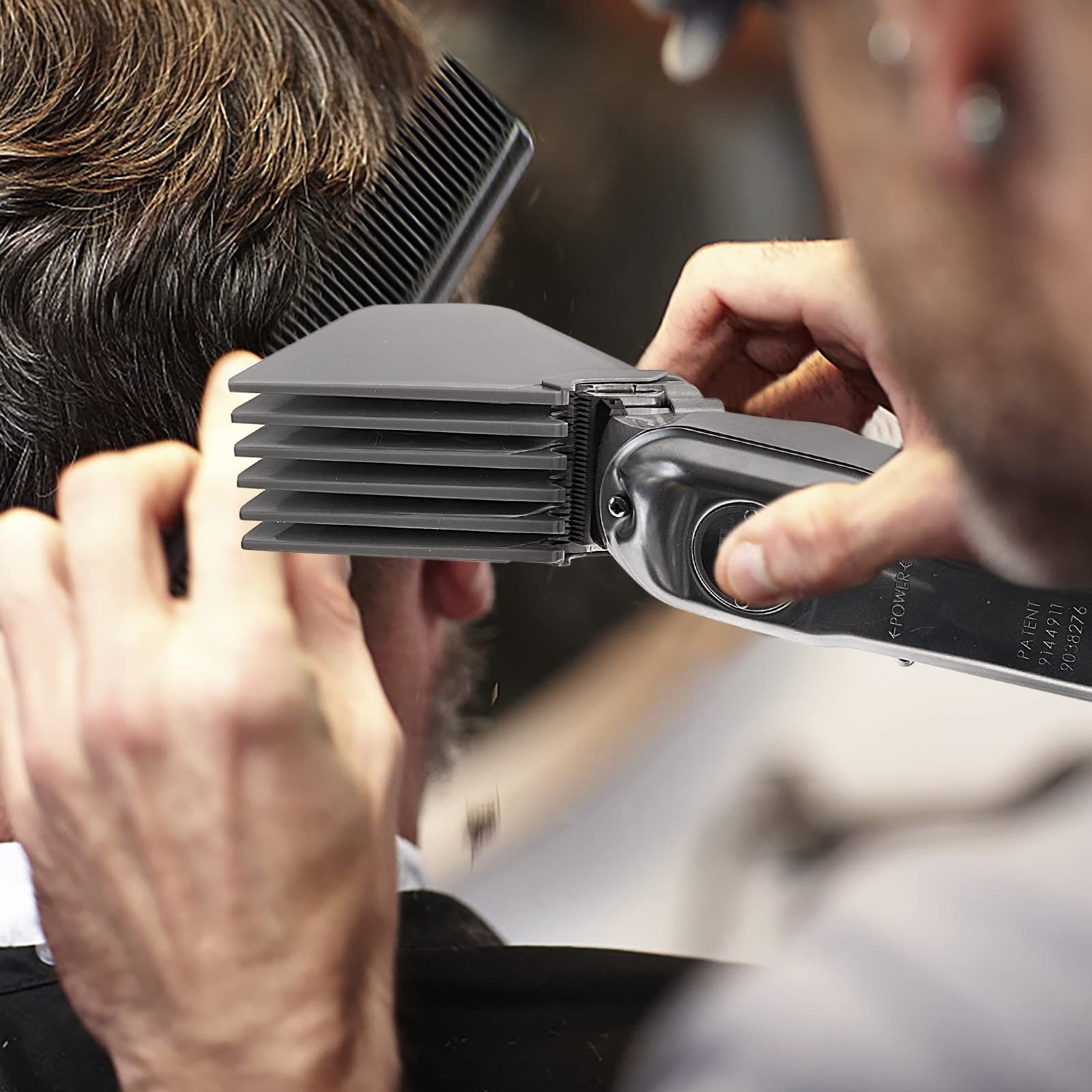 3 Inch Hair Clipper Combs Guides, Guards 1 & 8pcs Mega Set, Gray