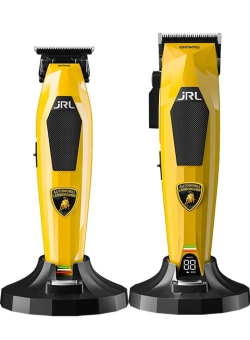 JRL x Lamborghini Diamante Cordless Clipper & Trimmer Set Limited Edition YELLOW
