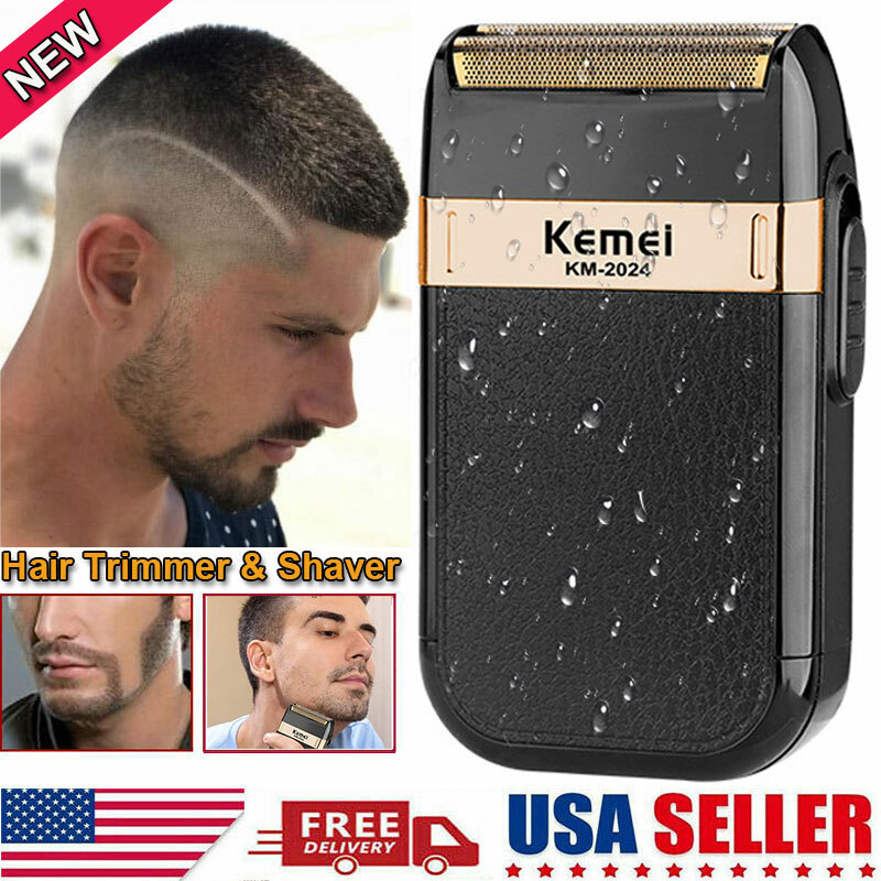 Men’s USB Electric Shaver Trimmer Razor Rechargeable Hair Beard Shaving Machine