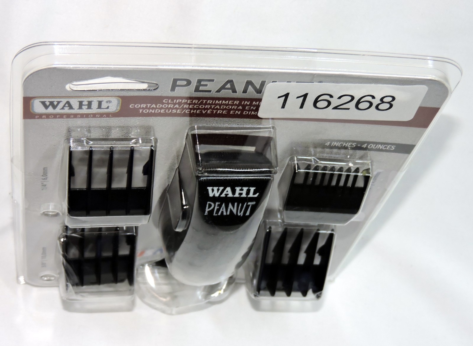WAHL Professional Peanut – Model 8655 Black Kit Trimmer Clipper #116268