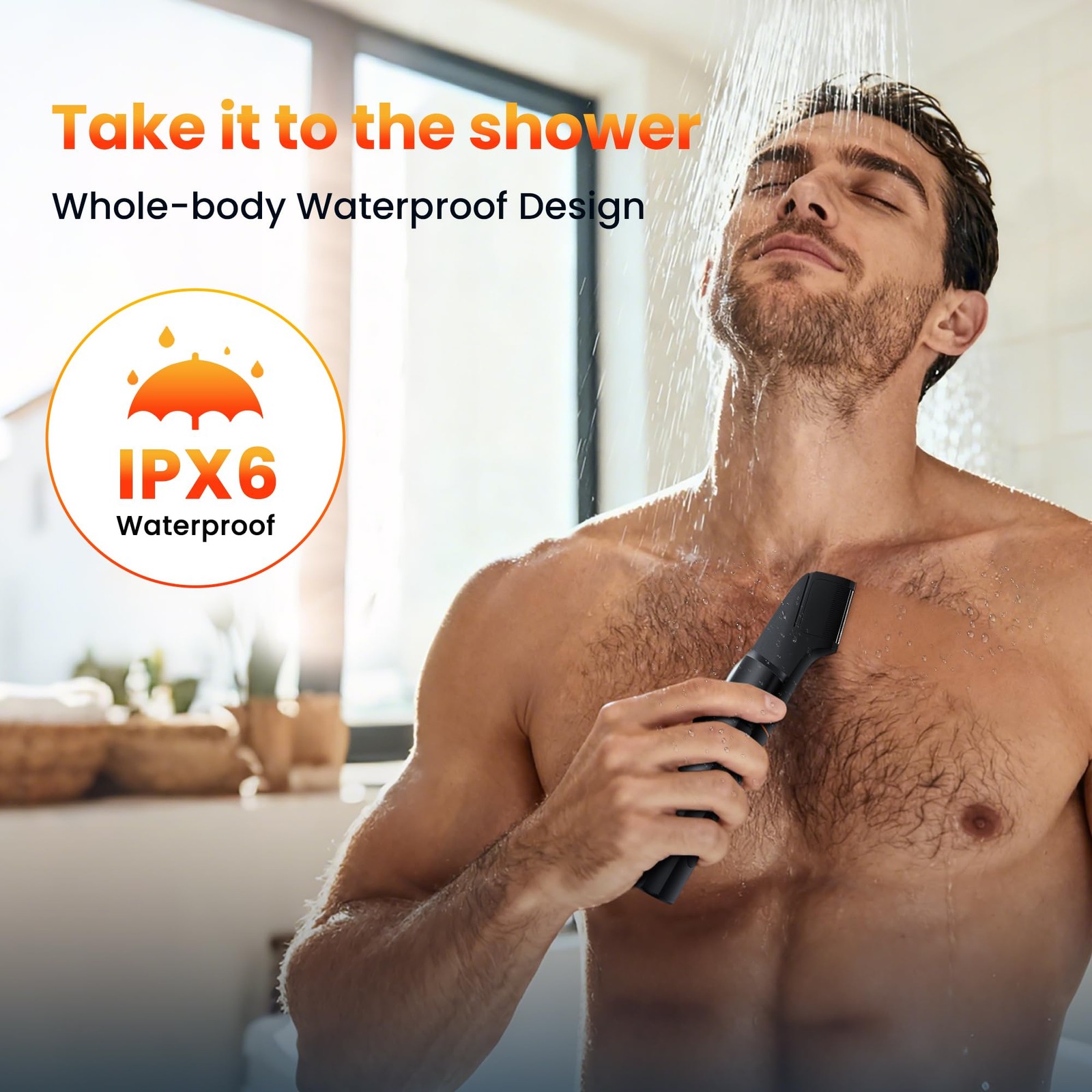 Manscape Body Hair Trimmer for Men, Waterproof Pubic, Groin & Ball Shaver, No…