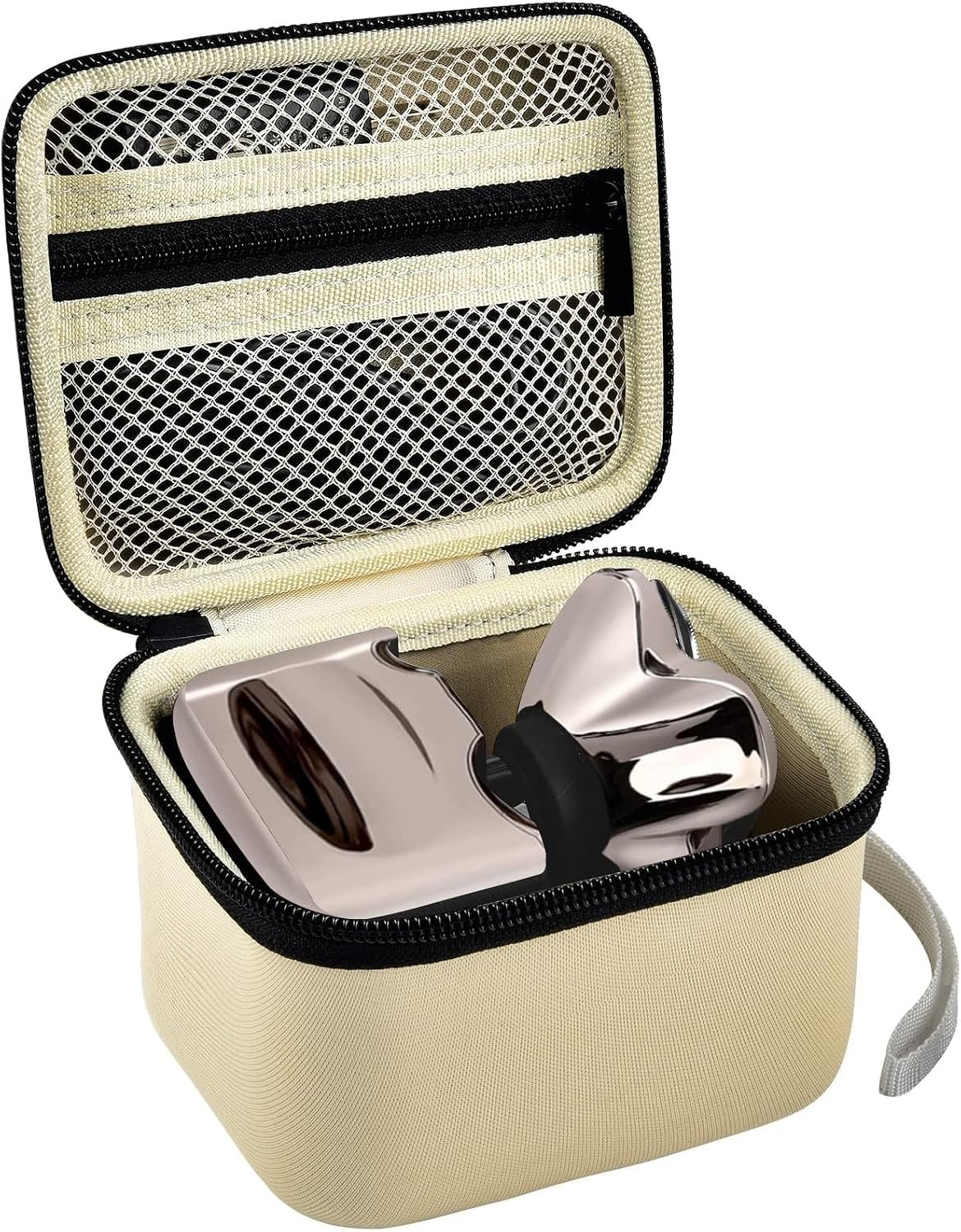 Compact & Lightweight Storage Case for Skull Shaver Electric Razor – Beige
