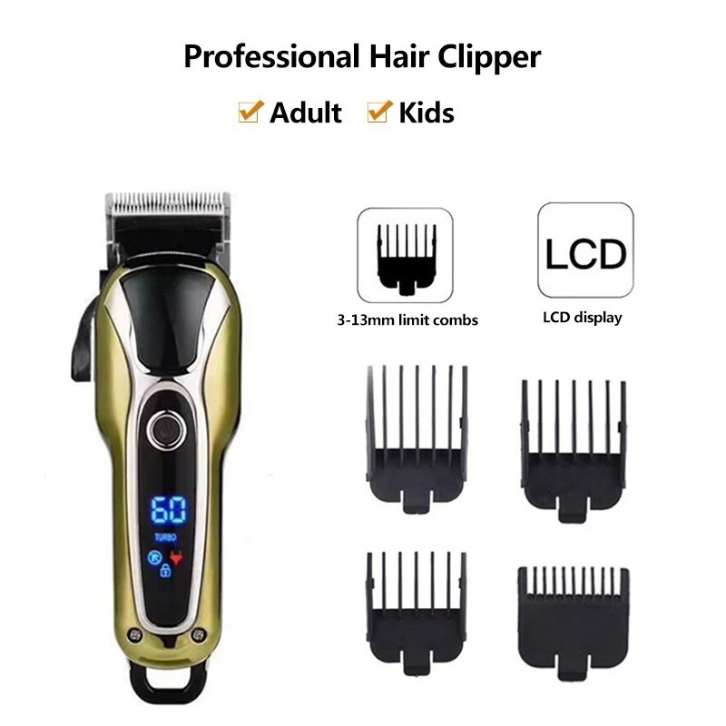 Professional Electric Cutting Machine Kemei Shaver Cordless Hair Trimmer Clipper