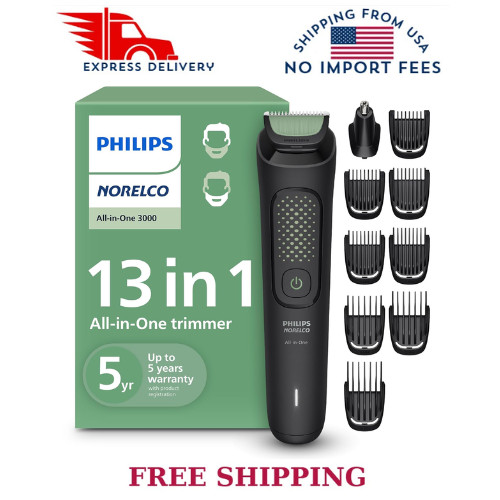 Philips Norelco 3000 Series 13-in-1 All-in-One Trimmer & Beard Styler FREE SHIPP