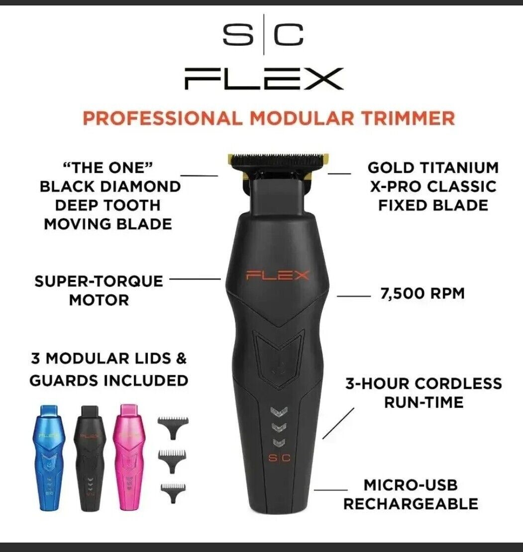 StyleCraft Flex Trimmer and Free X-PRO DLC WIDE FIXED Blade