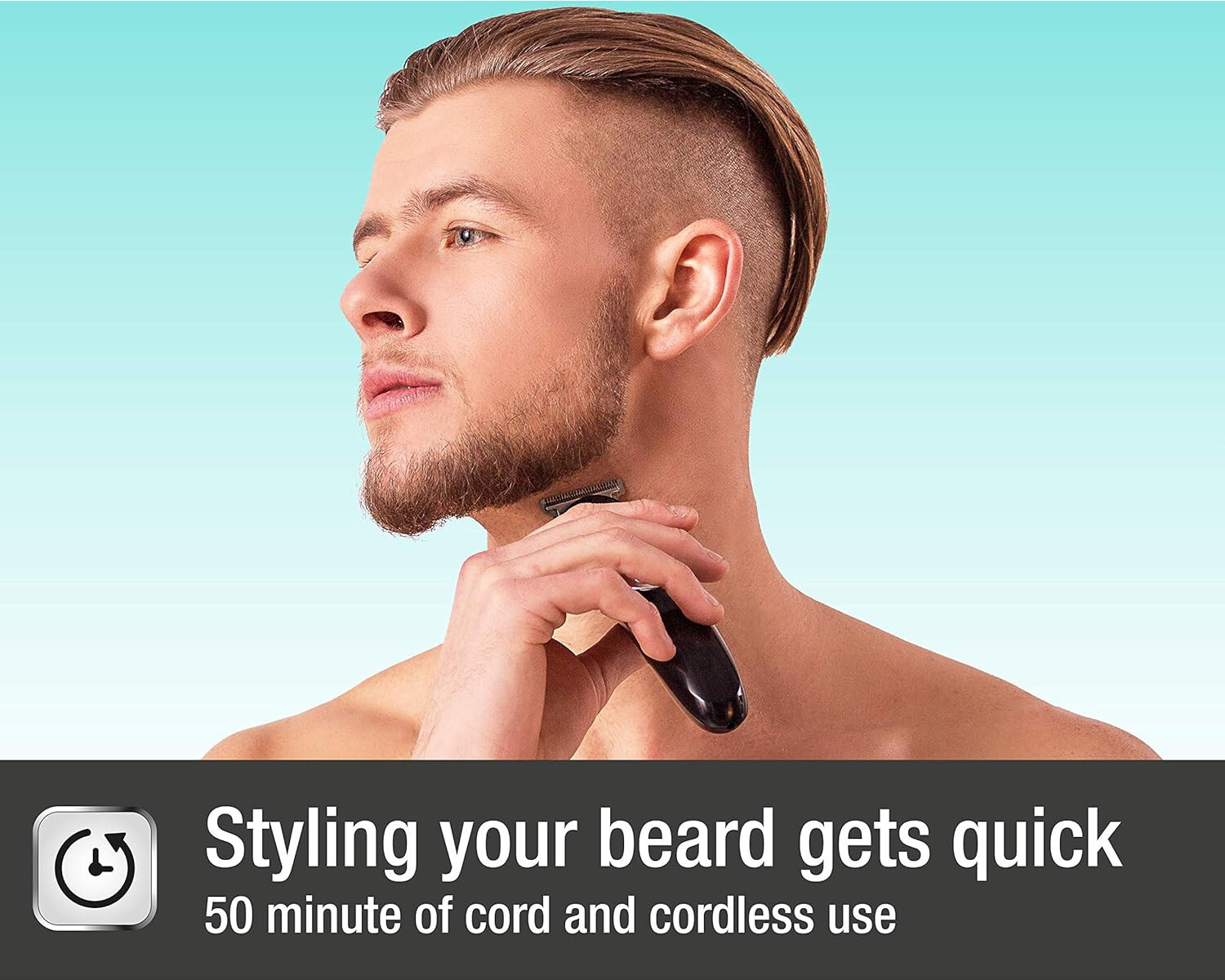 Havells Multipurpose Trimmer for Mens, Hair Trimmer, Stainless Steel,‎‎ ‎GS6400,