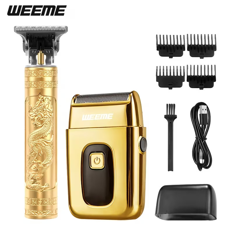 WEEME 4pcs/3pcs/2pcs Men’s Hair Clipper And Beard Trimmer