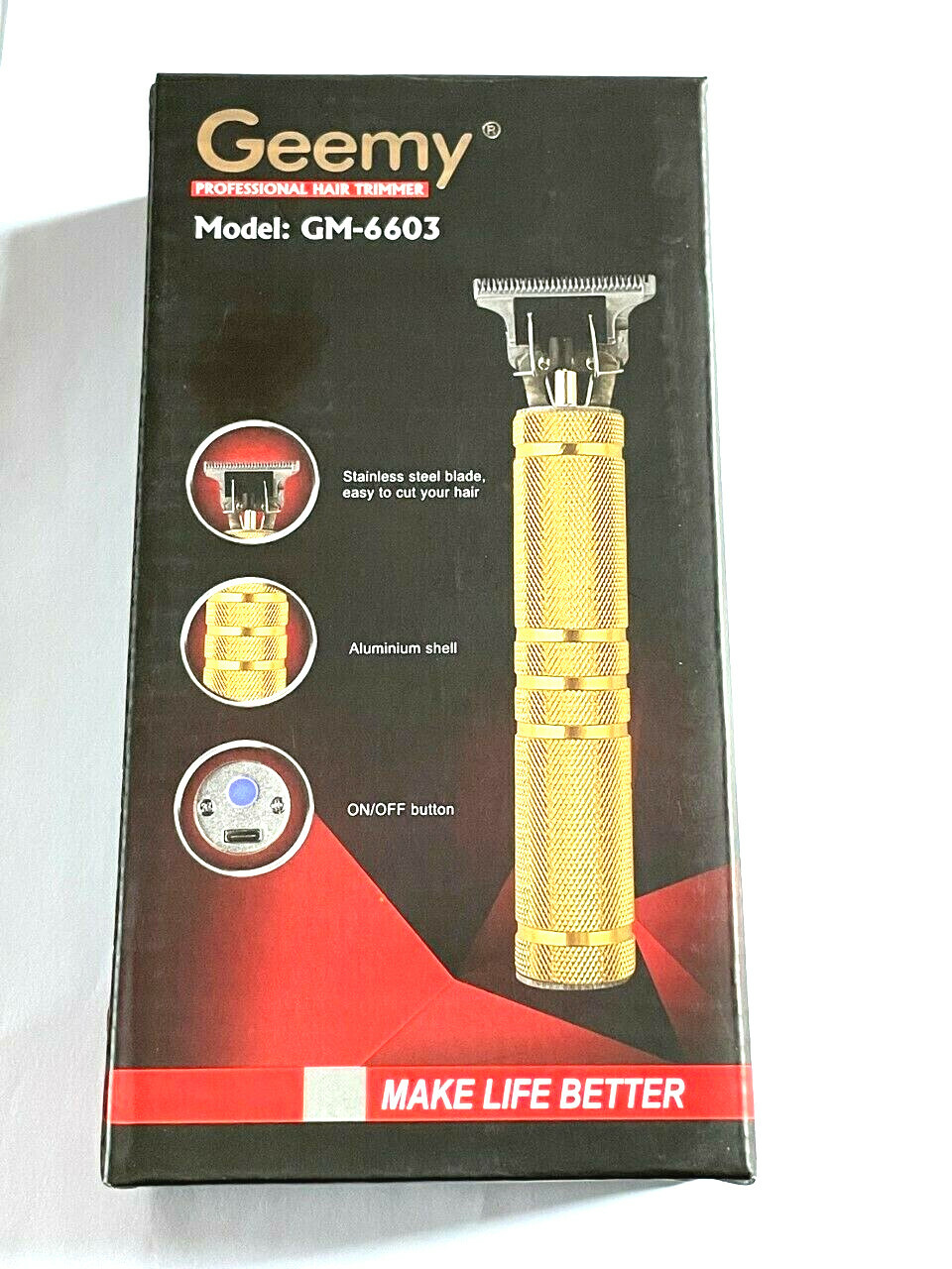 Professional T-Blade T-Liner Hair Clipper Trimmer Stylist Mens Cordless USB NEW