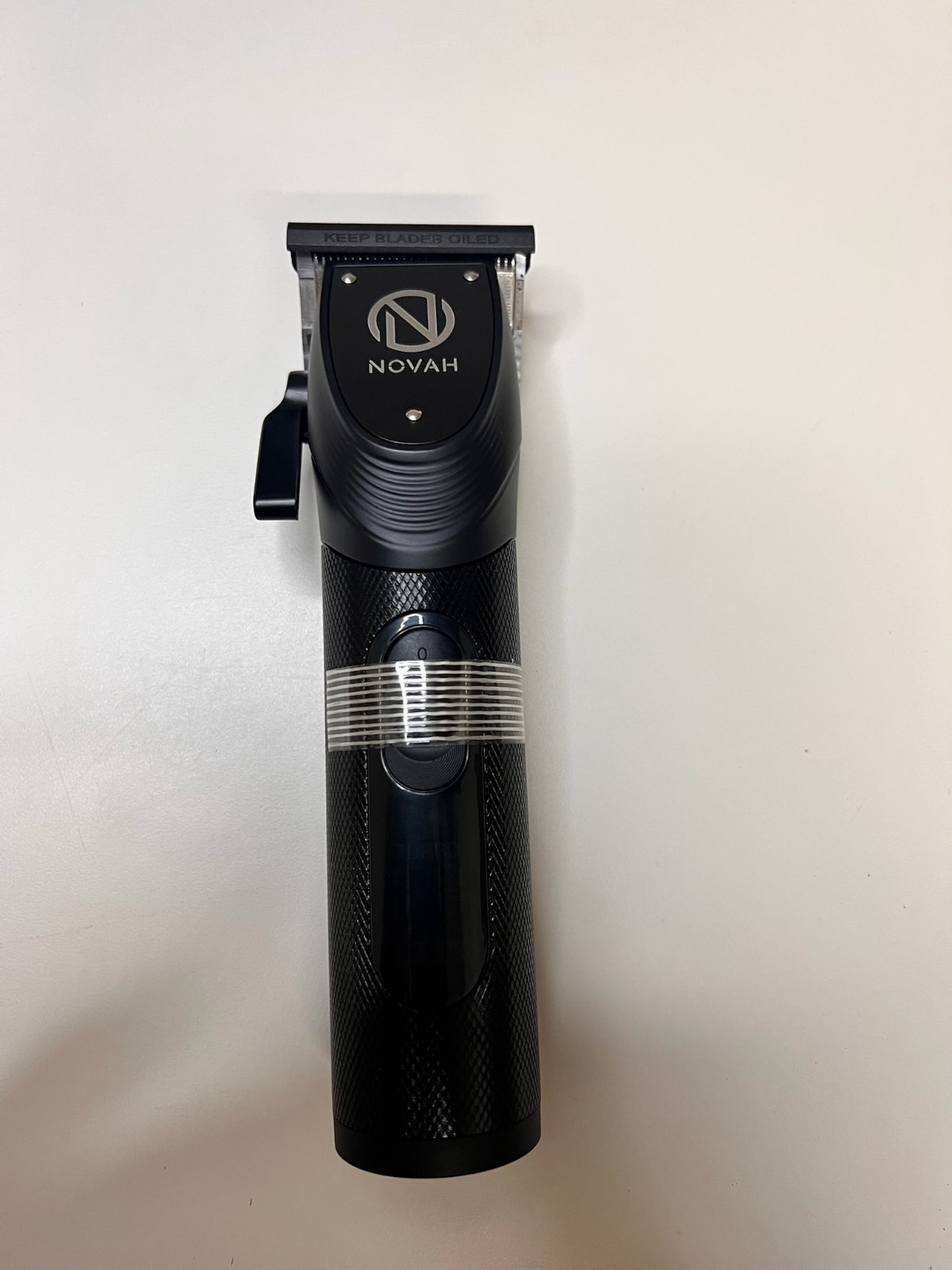 Novah Professional Hair Clipper Trimmer Set Cordless Matte Black Grooming Kit