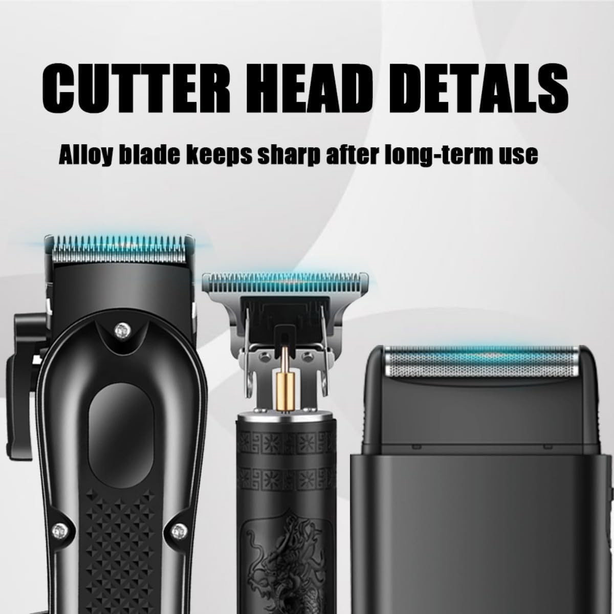 Set cortapelos hombre afeitadora electrica herramientas corte profesional fade