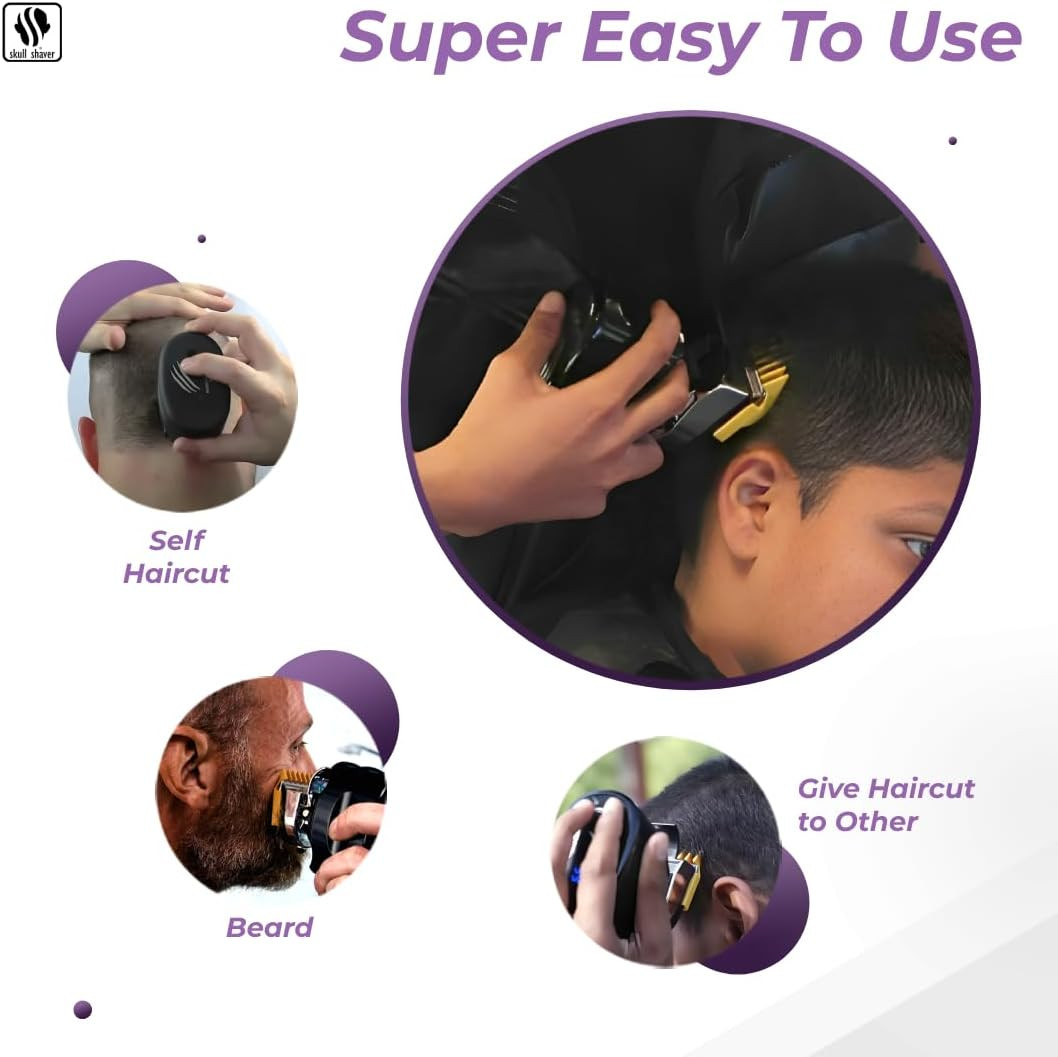 Beast Clipper Duo : Ultimate Home Haircut & Grooming Kit for Men/Women – Holiday