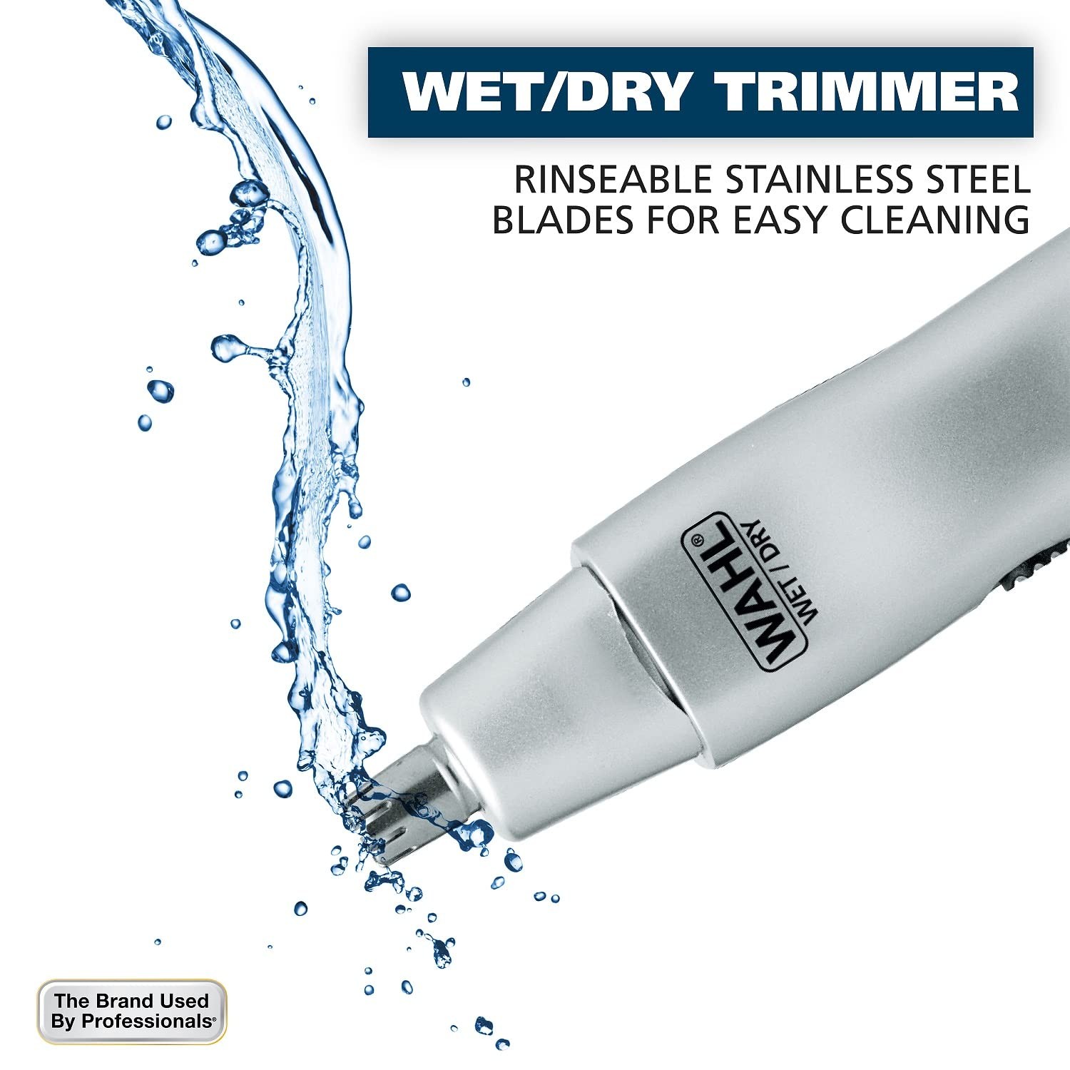 Wahl Men’s Battery Nose Hair Trimmer with Eyebrow and Neckline Grooming