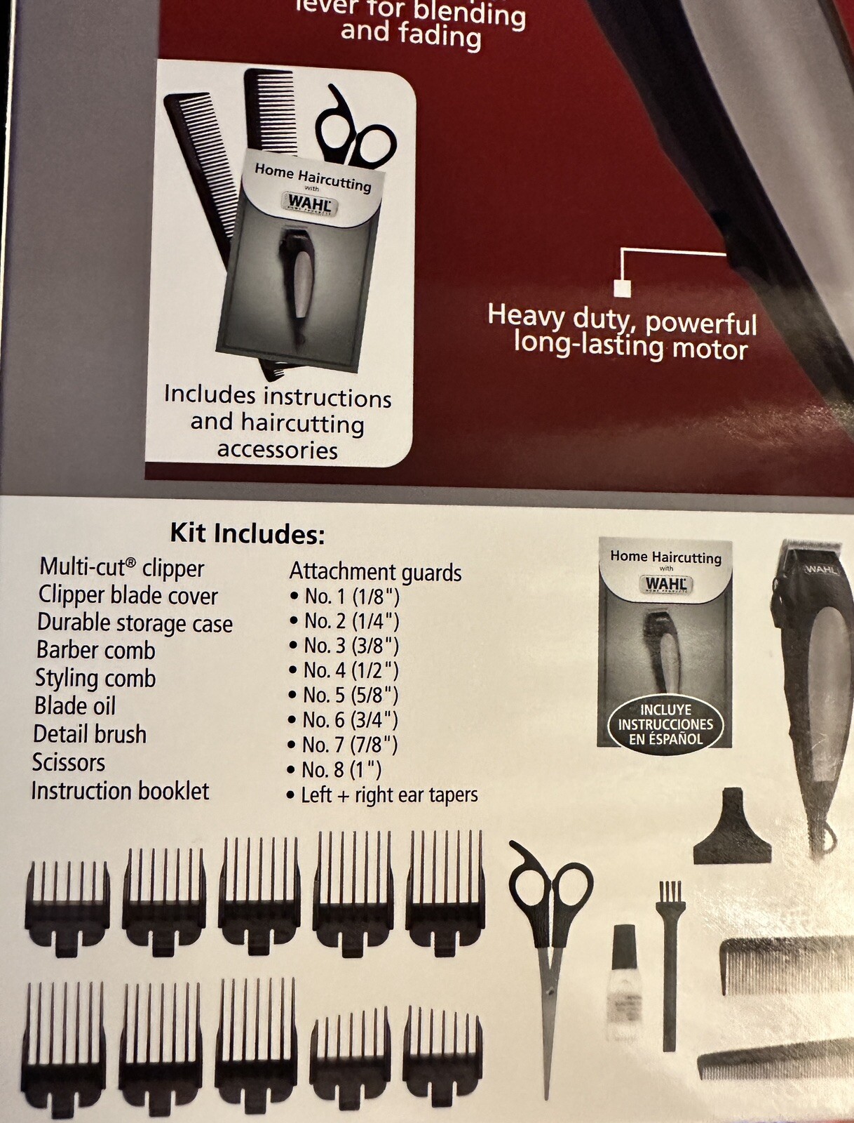 WAHL HOMECUT COMPLETE HAIRCUTTING KIT Scissors – Self Sharpening FAST SHIP NEW