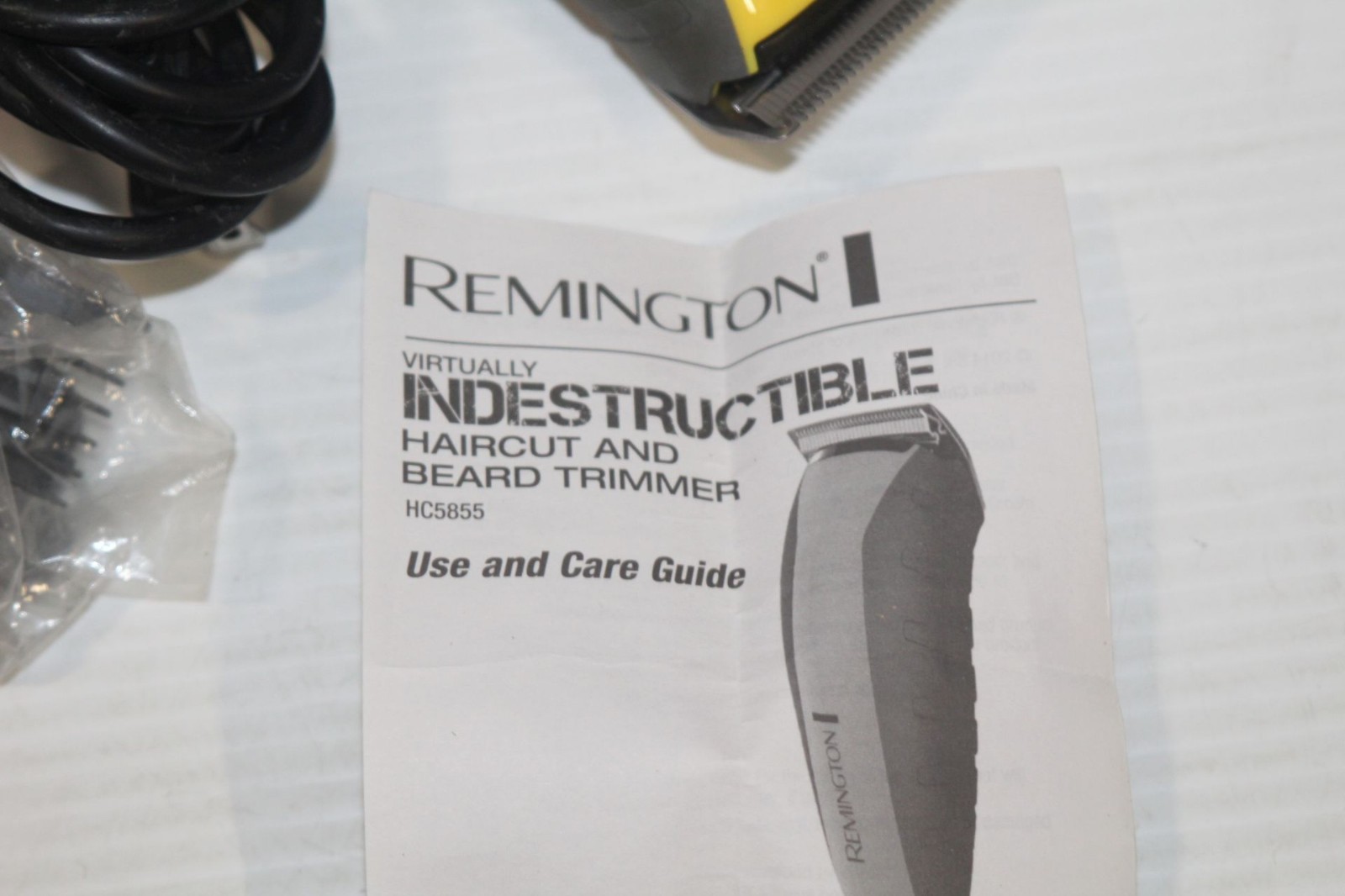 Remington Virtually Indestructible Barbershop Clipper HC5855 Haircut Kit + Acces