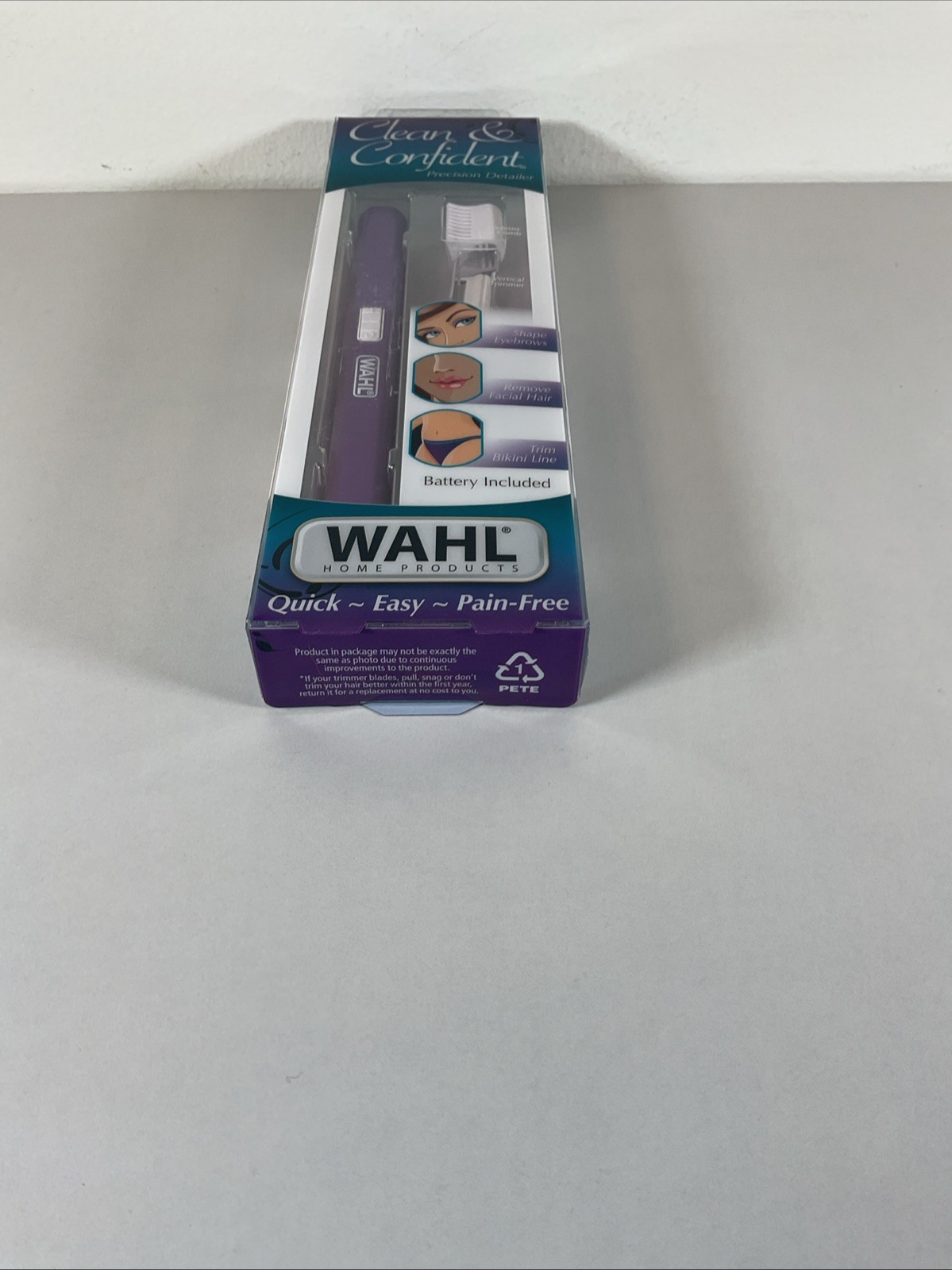 *Wahl Clean & Confident Detail Purple Trimmer 05640-100 B18-69