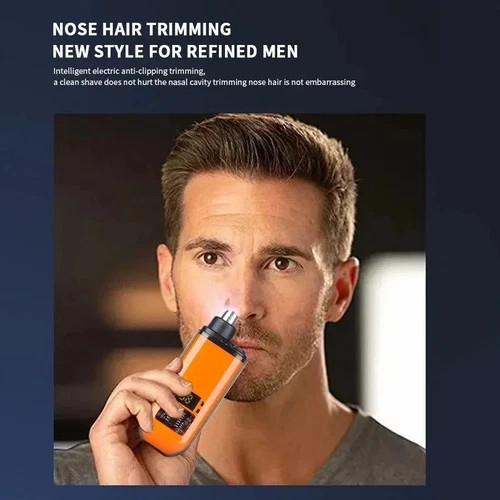 Portable 2 In 1 Electric And Nose Nasal Ears Eyebrow Facial Hair Trimmer Clipper