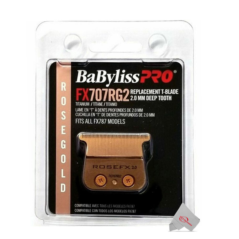 Babyliss Pro Rose Gold FX707RG2 Replacement Deep Tooth T-Blade 2.0MM