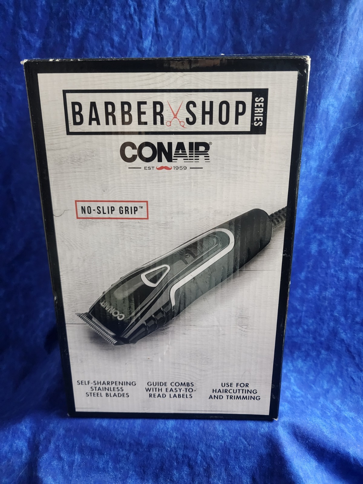 Conair Barber Shop Series Hair Trimmer No Slip Grip 16-piece Hair Cutting Kit