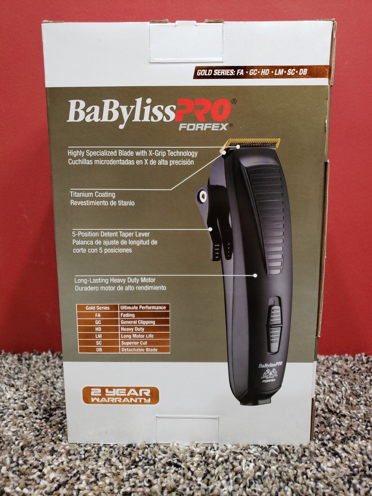 BaByliss Pro Super FX ~ FX671 ~ Hair Clipper – Cuts 2X Faster ~ Brand NEW!