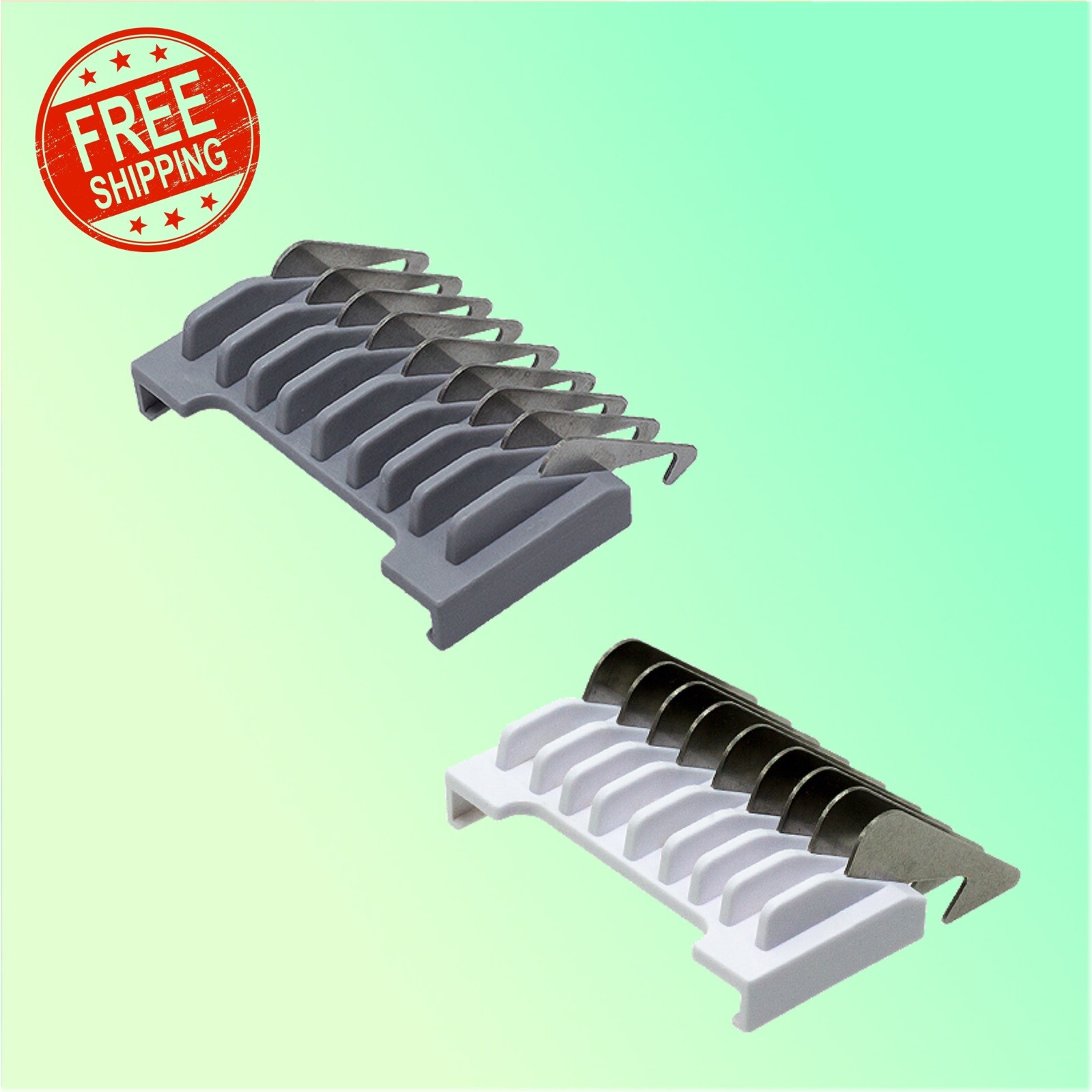 Moser set Combs 1.5mm & 4.5mm Stainless steel slide-on attachment 1233-7180