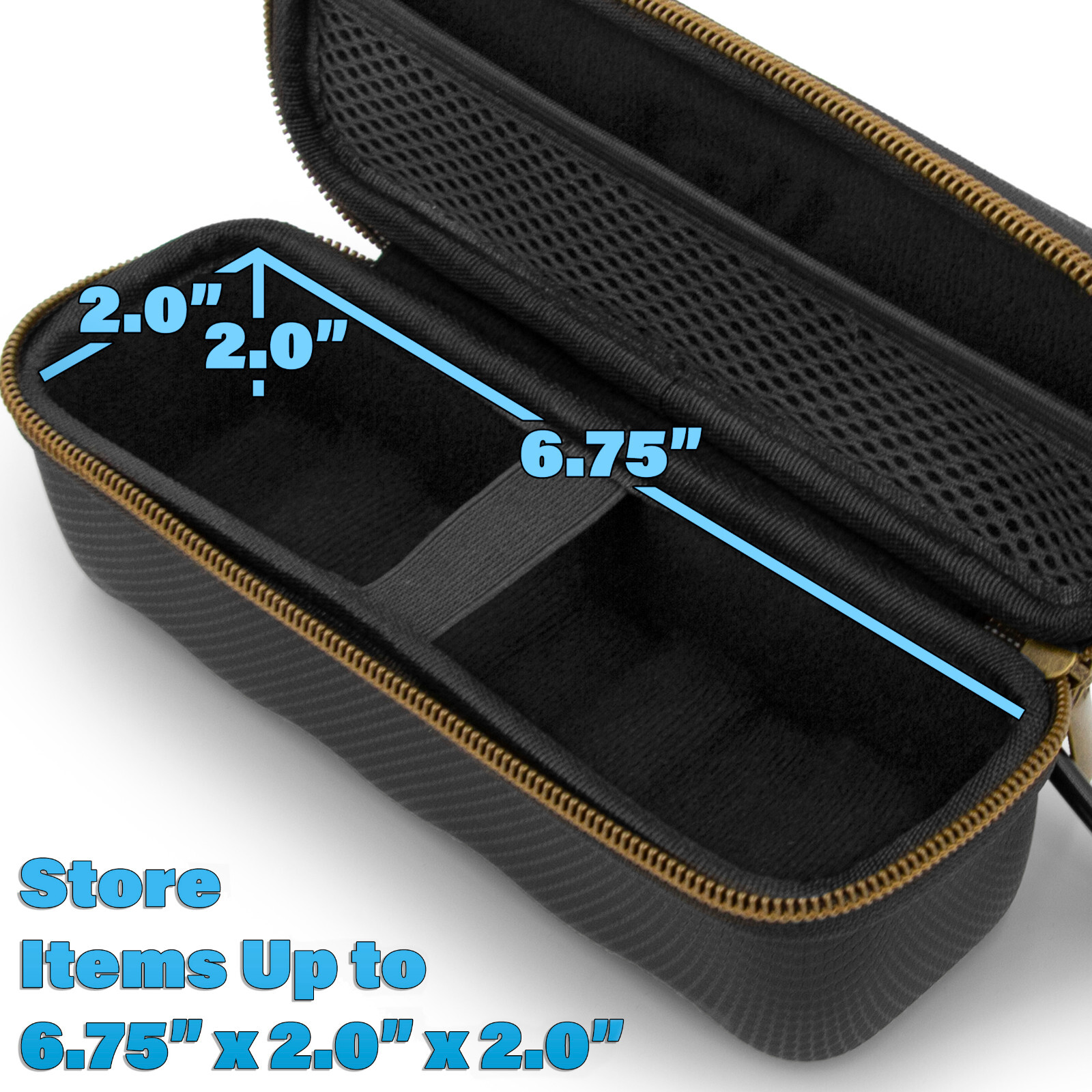 CM Barber Case Fits Babyliss Hair Clippers and Trimmers Up to 6.75″ – Case Only
