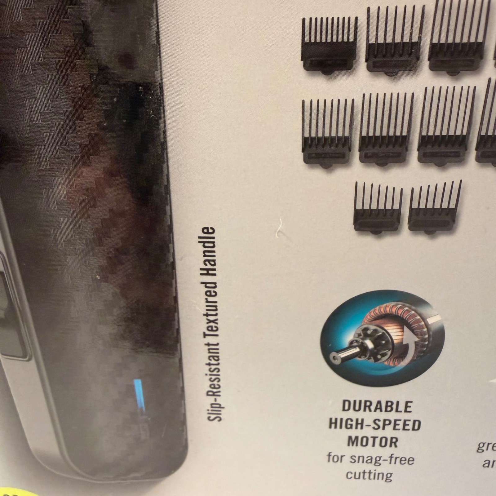Conair Man Clipper Trimmer Lithium Ion Cordless Rechargeable 17 Pc Carry Case