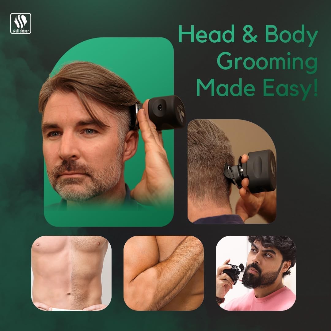 Skull Shaver Beast Clipper Pro Cordless Steel Blades Grooming