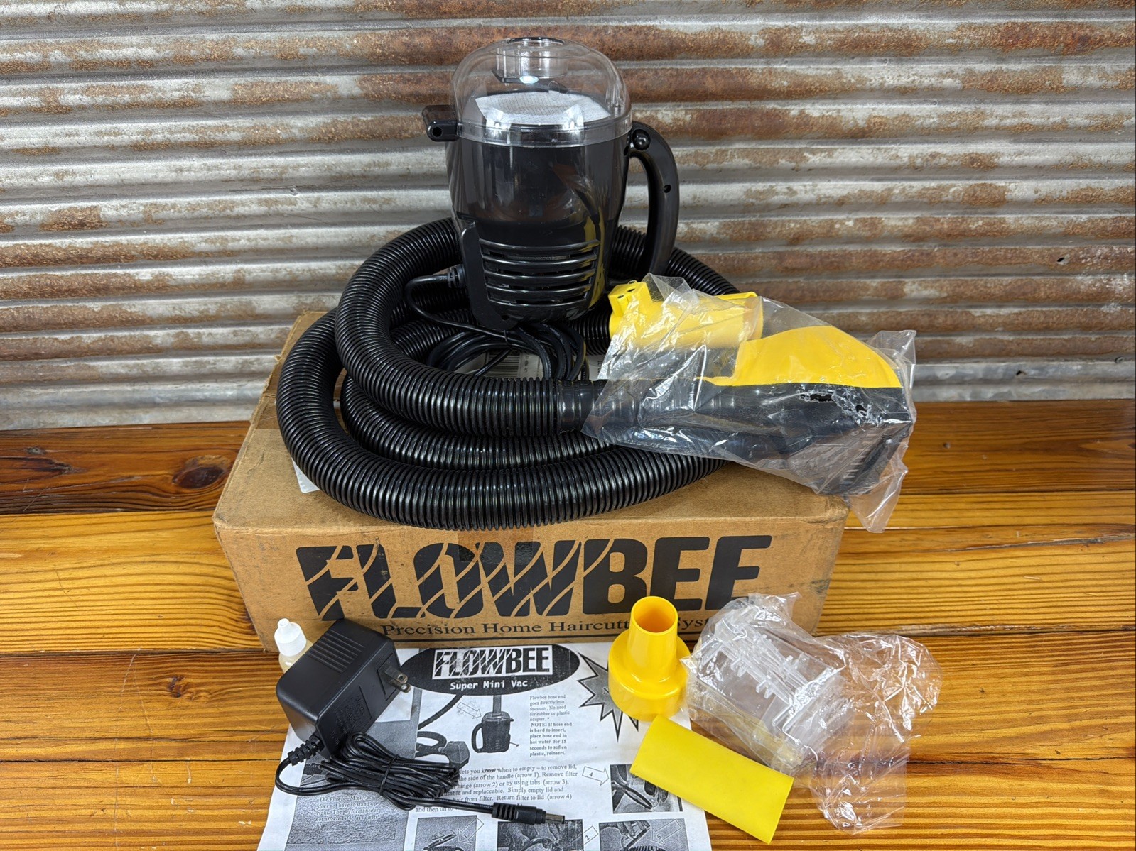 Flowbee Home Haircutting System Clipper Head/Hose, Vacuum & Accessories Included