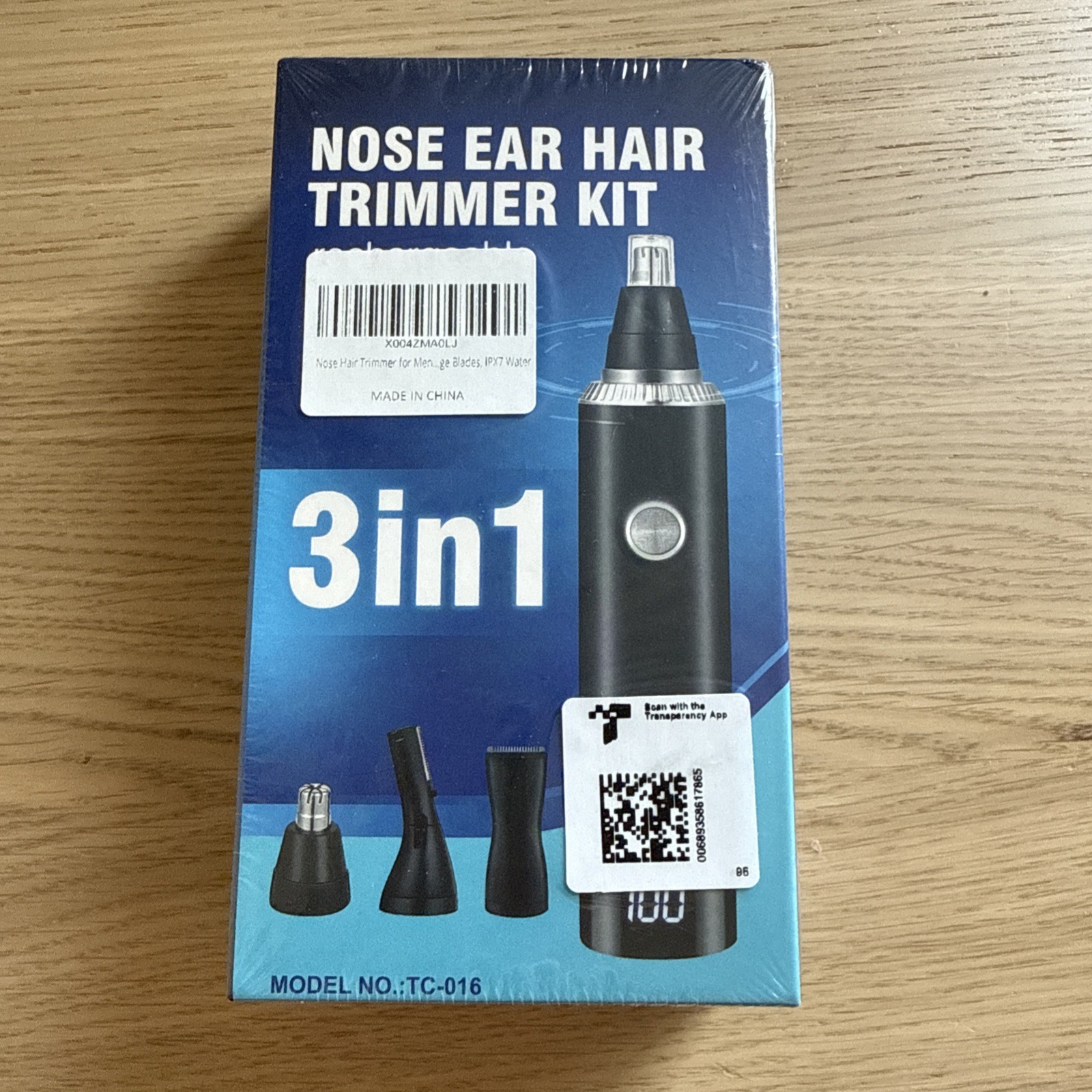 Nose Hair Trimmer for Men, 3-In-1 Professional Painless Rechargeable Eyebrow & F