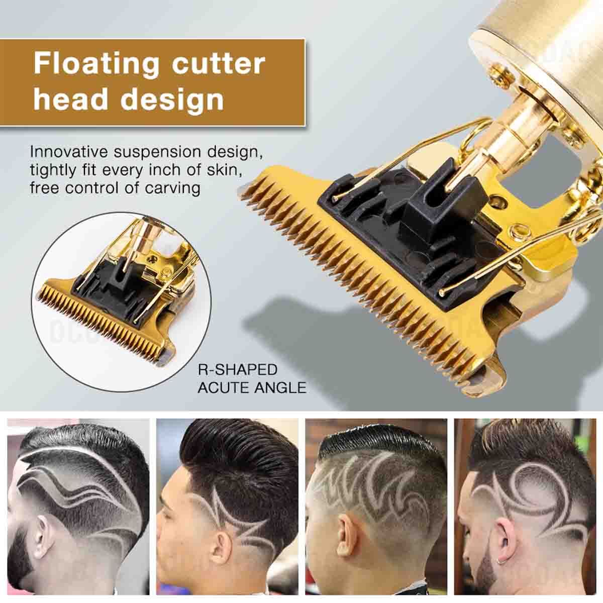 Professional Trimmer Hair Clippers Cutting Beard Cordless Barber Machine