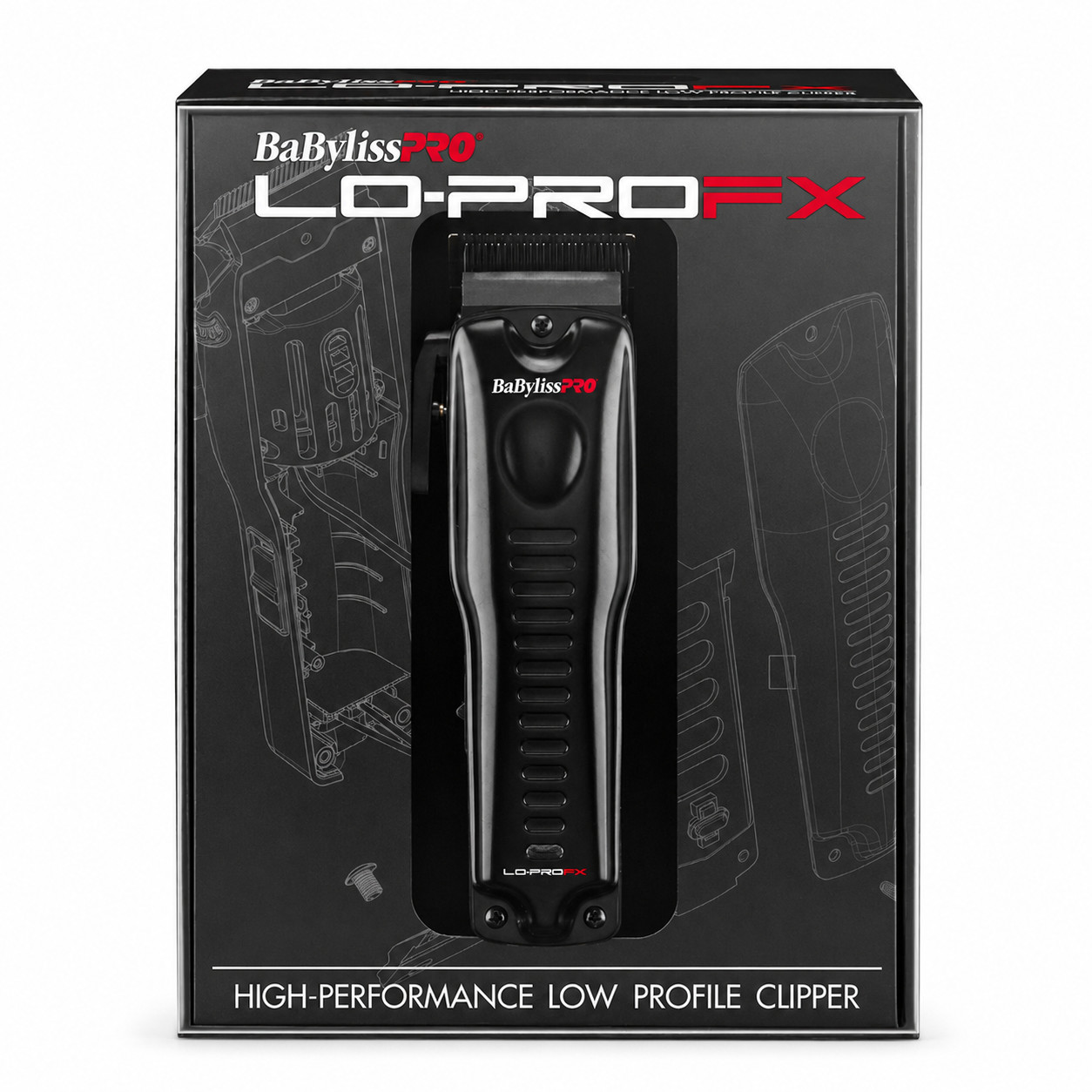 BaBylissPRO LO-PROFX Professional Cordless Clipper FX825