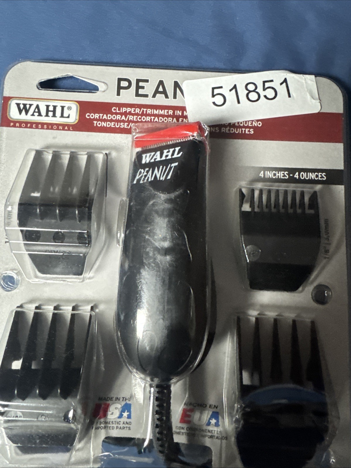 New!!!! Wahl Black Peanut Clipper/ Trimmer