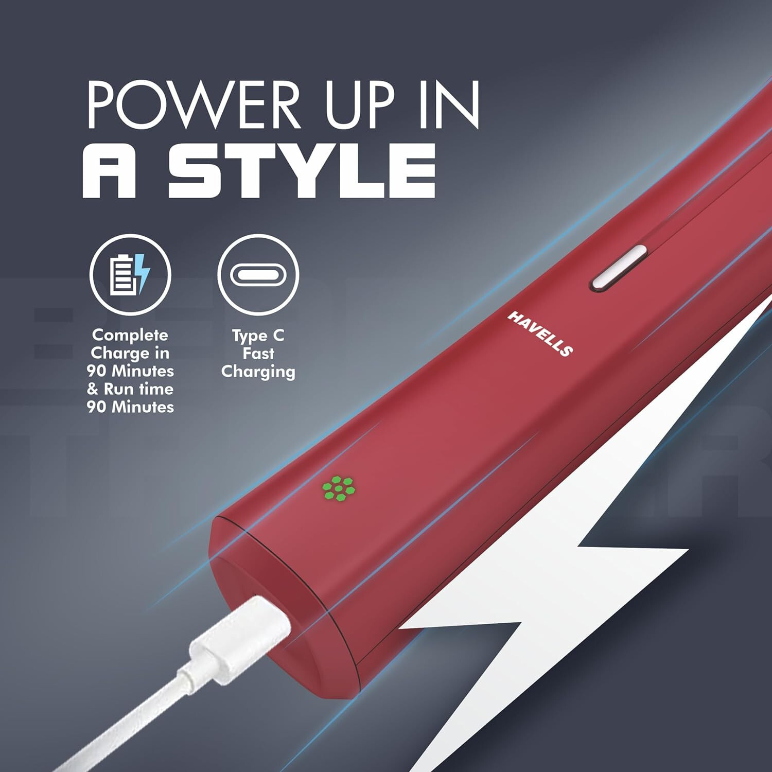Havells Multipurpose Trimmer for Mens, Stainless Steel, Rechargeable,‎‎ ‎BT6111,