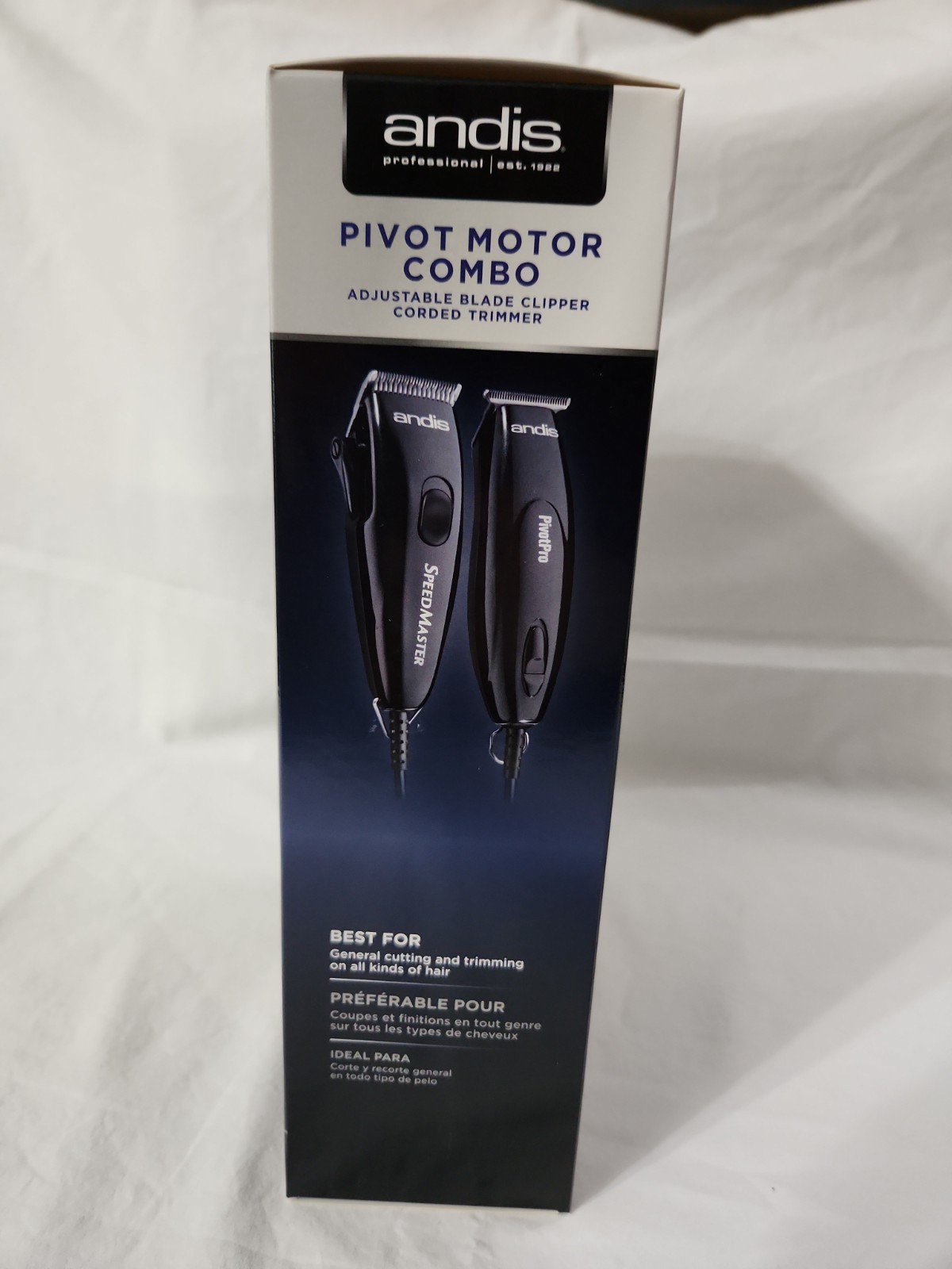 Andis Pivot Motor Combo Adjustable Blade Clippers New In Box