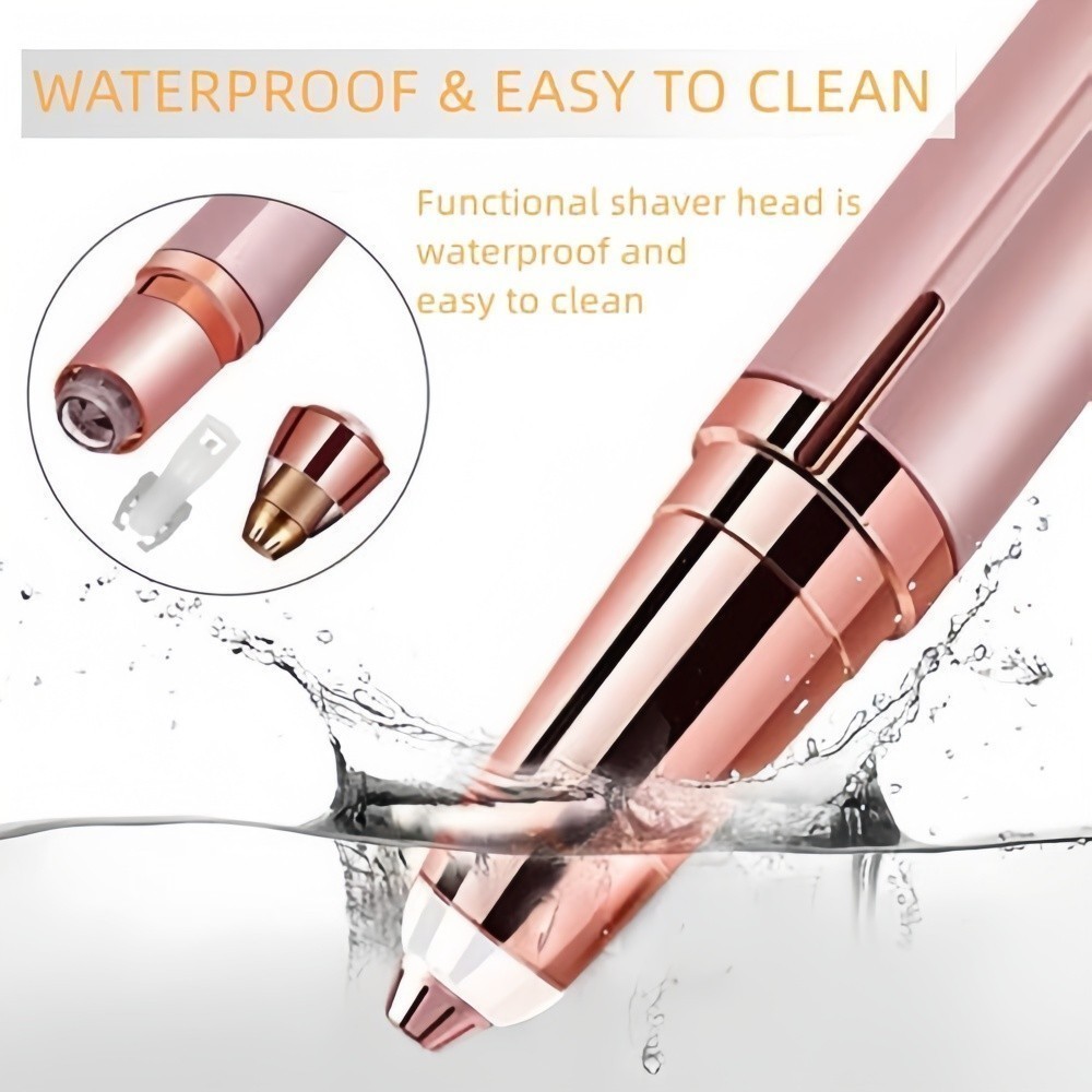 Women Flawless Brows Electric Epilator, Eyebrow Trimmer Facial Hair Remover