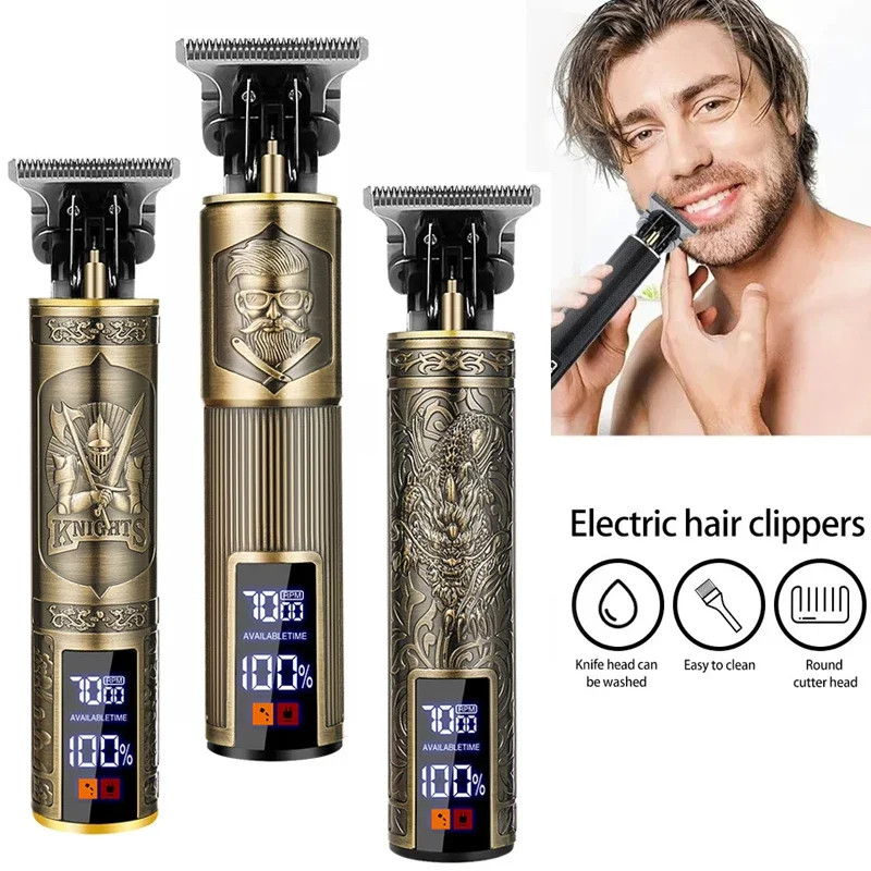 2026 Electric Hair Clipper Machine Cordless Trimmer portable USB Fast Charging H