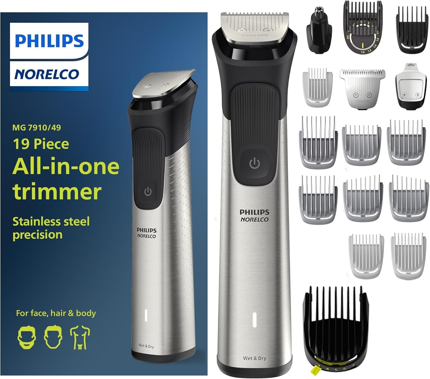 Philips Norelco Multigroom Beard Hair Body Trimmer | Choose Model & Condition