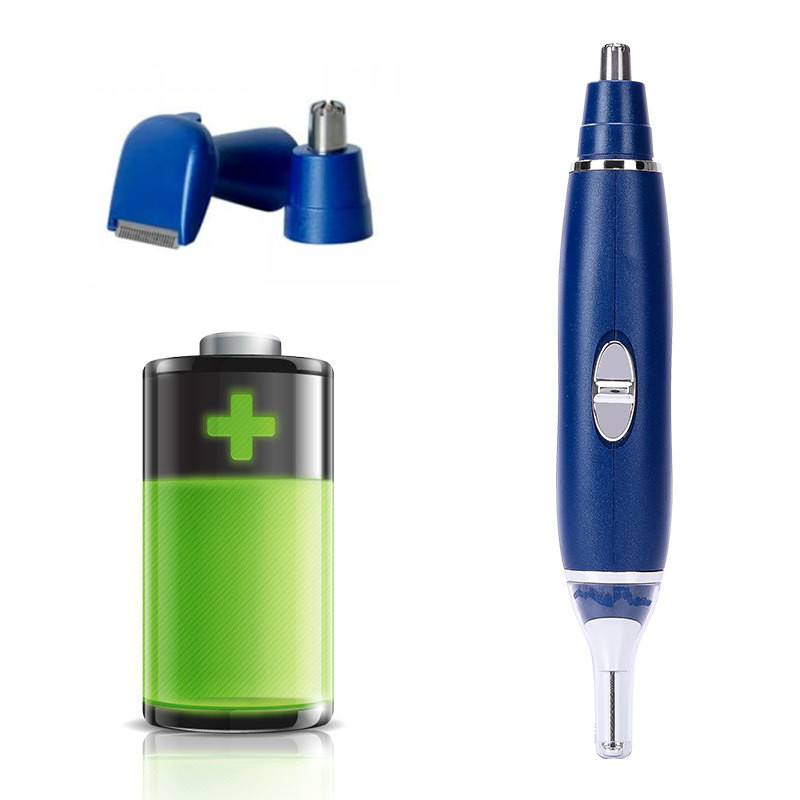 New Portable Elec Nose Ear Eyebrow Beard Mustache Hair Remover Shaver Clipper