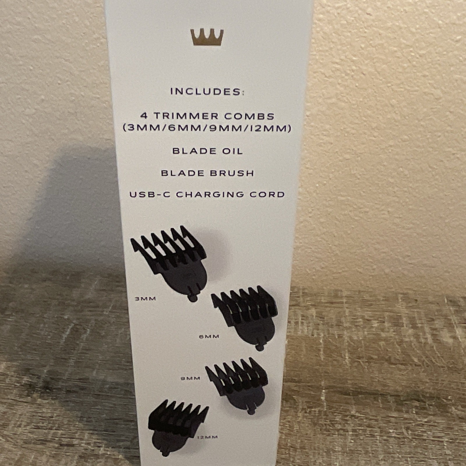 Cremo Ultra Sharp Definition T-Blade Trimmer Cordless USB-C w/ 3-12mm Combs