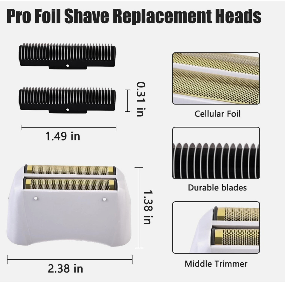 1 Replacement Foil and Cutter Andis Pro For #17150 17200 Shaver TS-1/2 17155(4A)