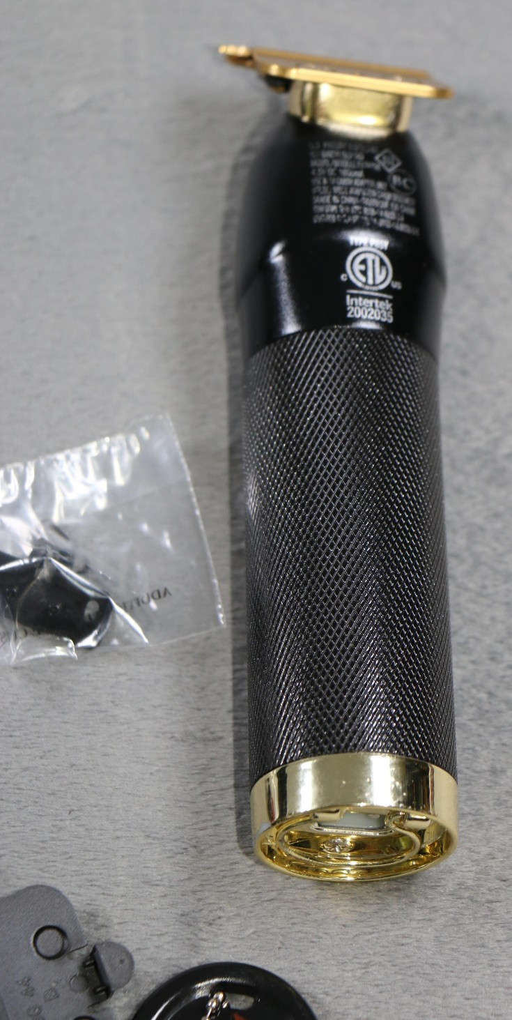 BaByliss PRO BlackFX FX787BN Cordless Trimmer Exposed T-Blade Gold Blades Kit